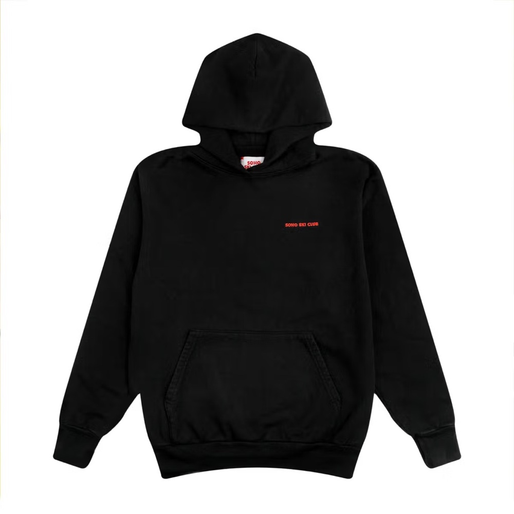 Black Hoodie by SOHO SKI CLUB - LOOK BOOK summer ‘21 SOLD OUT